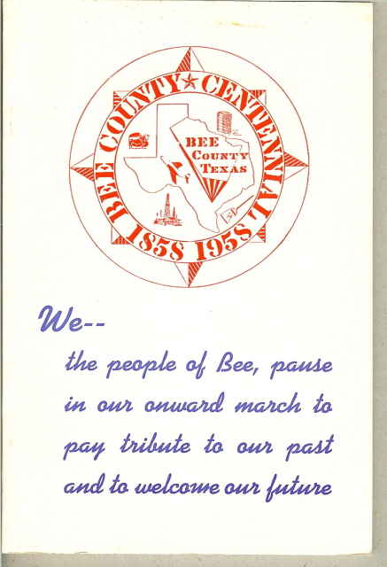 Image for BEE COUNTY CENTENNIAL 1858-1958